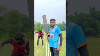 Plastic Bat 🏏 VS Football ⚽️ cricket trending viral reels shorts foryou ytshorts sports [upl. by Bobker]