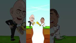 POV Gianni Infantino FIFA Prank with Ronaldo Messi And the Ending [upl. by Ylrebme964]