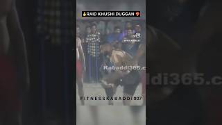 Khushi Duggan Raid🔥 khushiduggan prince sports kabaddi [upl. by Enellij680]