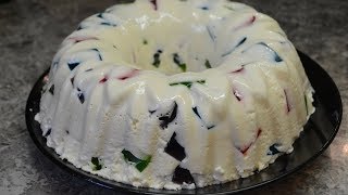 Gelatina de Mosaico con Queso Philadelphia [upl. by Narat476]