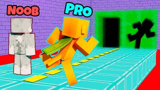 Minecraft RETO de 1500 si ATRAVIESAS el AGUJERO en la PARED de MOCO 🤢💸 Noob vs Pro [upl. by Ojimmas]