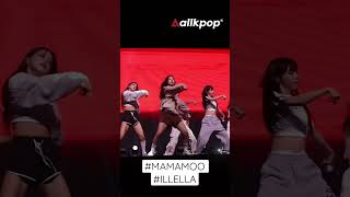 MAMAMOO performing ILLELLA at media showcase [upl. by Eilliw]