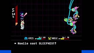 Deltarune Chapter 2 Berdly Boss Battle  How to Beat Berdly PacifistMercy [upl. by Esydnac]