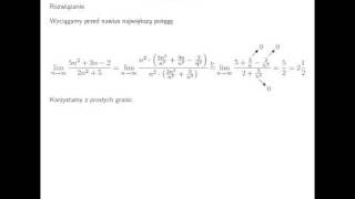 Granica ciągu 5n23n22n25 [upl. by Iclek]