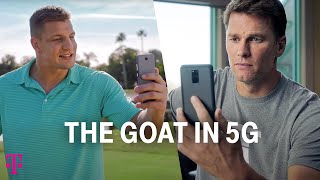 Tom Brady amp Rob Gronkowski  Big Game Ad  TheGOATin5G  TMobile [upl. by Anwad866]