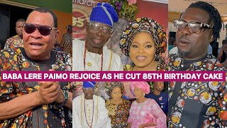 SURROUNDED BY LOVE LEGENDARY MOVIE ICON BABA LERE CUT HIS 85TH YEAR BIRTHDAY CAKE WITH HONOR [upl. by Akinot]