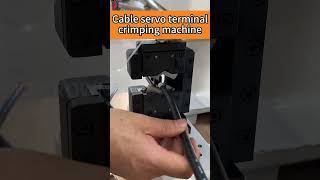 Servo motor driven cable crimping machine  Suzhou Crown [upl. by Cowan]