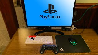 GAMING SETUP TOUR 2021  Mouse amp Keyboard on PS4 [upl. by Eardnoed]