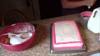 How To Make An Easy Butterfly Birthday Cake [upl. by Esserac]