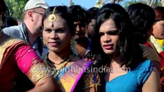 Festival of transgenders and transvestites in India Koovagam [upl. by Nyrahtak334]