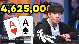 4625000 WON  Day 4 WPT World Championship Highlights [upl. by Beisel]