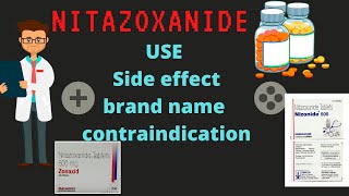 NitazoxanideNizonide 500 Tablet useside effects Safety advice [upl. by Abner]