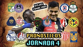 😱💣 PRONOSTICOS JORNADA 4 APERTURA 2023 LIGA MX  Quiniela Futbol Mexicano PREDICCIONES ❌ ✅ [upl. by Nagirrek618]