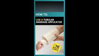 How to Use a Tubular Bandage Applicator  One Minute Demos  YouTube Shorts [upl. by Palestine]