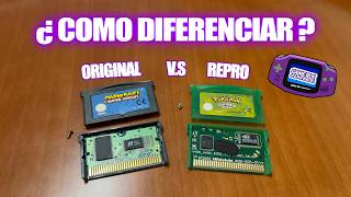 CÓMO DIFERENCIAR CARTUCHOS REPRO de Gameboy Advance [upl. by Hirschfeld293]