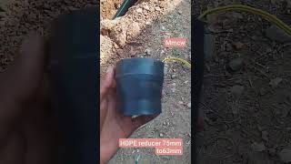 HDPE coupler reducer 90mm to 63mmpipe hdpe india highlights youtubeshorts jaljeevanmission [upl. by Dadirac]