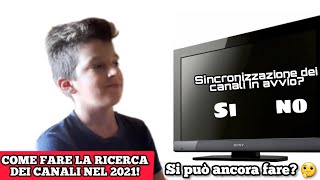 Come fare una Ricerca dei Canali sulla TV Sony Bravia nel 2021 [upl. by Tindall324]