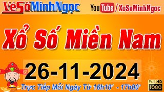 XSMN Minh Ngọc  Trực tiếp Xổ Số Miền Nam  KQXS Miền Nam ngày 26112024 KQXS Hôm Nay XSTT XSKT [upl. by Bohun306]