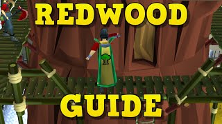 OSRS Cutting Redwood Logs Guide 2022  Woodcutting Guide 1 Hour [upl. by Drhcir]