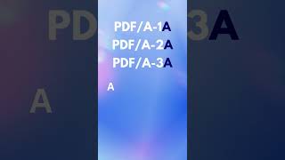 Understanding PDFA Standards [upl. by Ailsa]