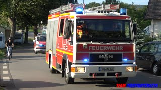 Feuer auf dem Erbacher Wiesenmarkt  mehrere Verletzte Großübung von Feuerwehr und DRK in Erbach [upl. by Anilram]