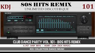 80s HITS REMIX Club Dance Party 101  KDJ 2023 [upl. by Paradies]