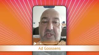 TV Oranje app videoboodschap  Ad Goossens [upl. by Arahsal]