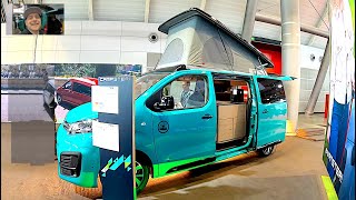 Pössl Campster Vanline Vanster RV Camper Van Citroen Space Tourer walkaround  interior K1003 [upl. by Llerol]