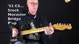 Telecaster Pickup Comparison Demo  Vintage Fender Kinman Barden [upl. by Adnical]