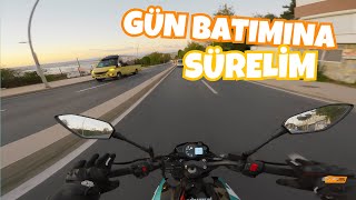 AKŞAM GAZLAMASI  GERİ DÖNDÜM  motovlog [upl. by Sophy986]