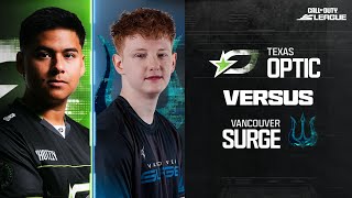 OpTicTexas vs VancouverSurge  Major I Qualifiers  Week 2 Day 1 [upl. by Georgette]