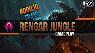 4000IQ Silphi Rengar Jungle 523 League of Legends Deutsch  German [upl. by Yreffej]