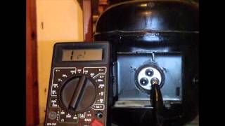 How to test a fridge compressor using a multimeter [upl. by Tiphany785]