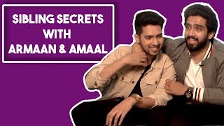 Armaan Malik And Amaal Malik Reveal Each Others Secrets In The Siblings Secrets Game  POP Diaries [upl. by Ime993]