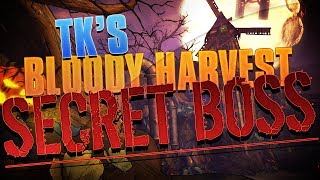 Tks Bloody Harvest  SECRET BOSS Clark the Combusted Cryptkeeper Borderlands 2 Gameplay [upl. by Marillin]