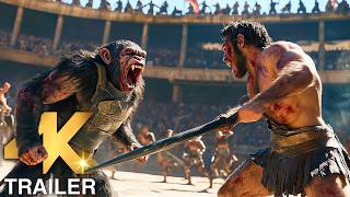 GLADIATOR 2 Extended Trailer 4K ULTRA HD 2024 [upl. by Toh]