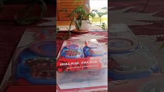 Toy Walkie Talkie Mobile unboxing shorts viral walkietalkie toy subscribe [upl. by Enitsugua705]