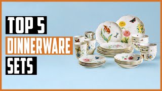 Best Dinnerware Sets 2023  Top 5 Best Dinnerware Sets On The Market [upl. by Lenra]