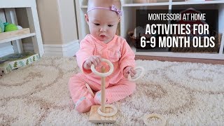 MONTESSORI AT HOME Activities for Babies 69 Months [upl. by Cyrille45]