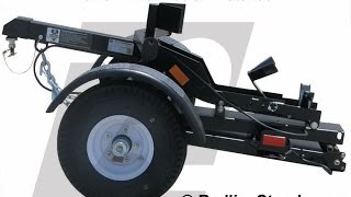 Stinger Folding Motorcycle Trailer by RedlineStandscom [upl. by Agle]