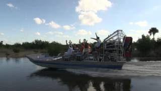 Grassland Airboat Tour  Captain Jacks [upl. by Asilanom]