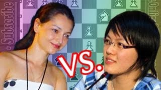 GM Alexandra Kosteniuk Vs Grandmaster Hou Yifan  Womens Grand Prix [upl. by Nonnahc]