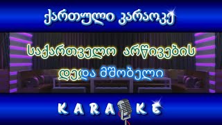 საქართველო დედამიწის ყვავილნარია KARAOKE [upl. by Eidas]