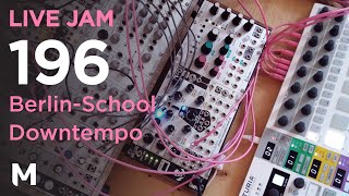 Live Jam 196  BerlinSchool  Downtempo  Eurorack and Arturia Beatstep Pro with random [upl. by Ycart334]