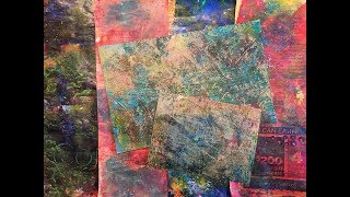 Liquid Acrylic Inks in my Creativation Junk Journal [upl. by Martyn]