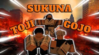 Toji Gojo and sukunas dumb experience in Strongest Battlegrounds [upl. by Hsizan]