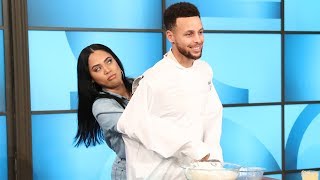 Steph amp Ayesha Curry Get Cooking in the Kitchen [upl. by Awhsoj27]