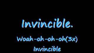 Invincible  Hedley With Lyrics [upl. by Karr901]