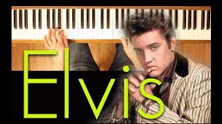 Unchained Melody Elvis Presley Intermediate Piano Tutorial [upl. by Oiramd]