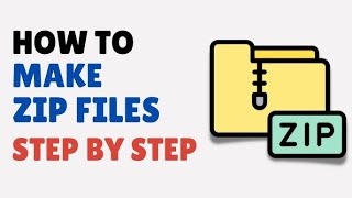 HOW TO EASILY ZIP A FILE OR FOLDER  STEP BY STEP [upl. by Schaffer]